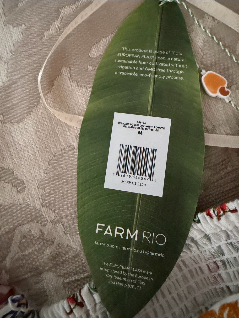 FARM Rio Romper NWT - Picture 5 of 6